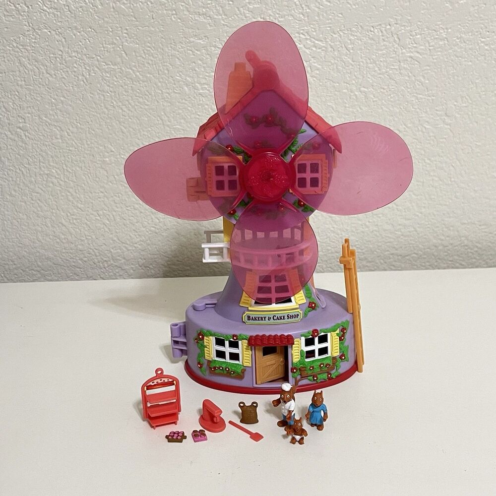 Vintage Teeny Weeny Families Windmill Bakery & Cake Shop Vivid Imaginations 1996